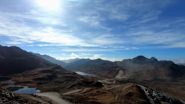 Montaña Himalaya Increíble Paisaje Con Impresionantes Vistas Lago Clip Cielo — Vídeo de stock