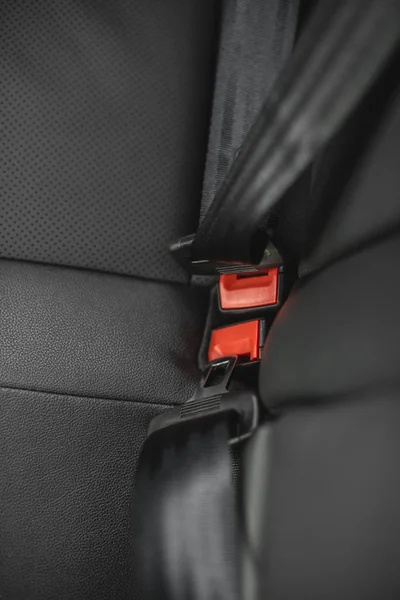 Автомобільний ремінь безпеки з малою глибиною різкості — стокове фото