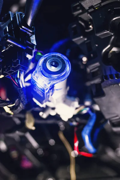 Araba ateşleme kilit ile sığ derinlik-in tarla