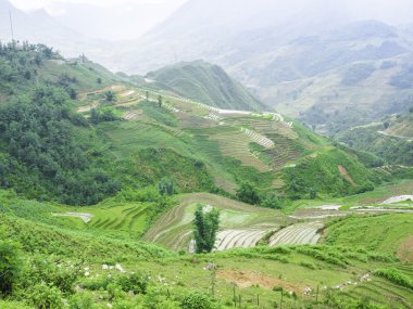 Vietnam sapa sokak görünümü
