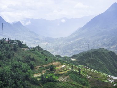 Vietnam sapa sokak görünümü
