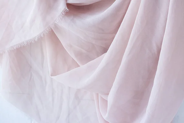 Textúra háttér minta. Rózsaszín selyem szövet. — Stock Fotó
