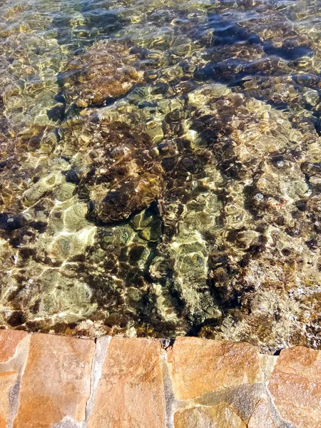 Clear stone underwater backgrounds — Stock Photo, Image