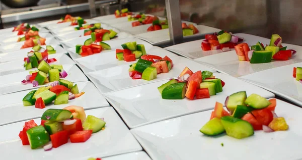 Garden salad for catering