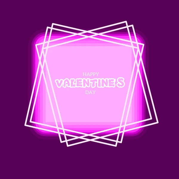 Conception Simple Fond Saint Valentin — Image vectorielle