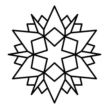 Çizim mandala tasarımı 