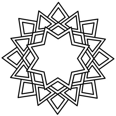 Süslü Ramadhan stil mandala