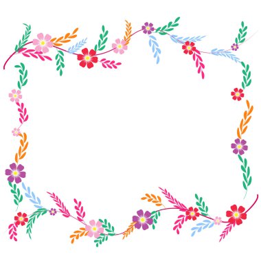 Vektör arka plan çiçekler bahar