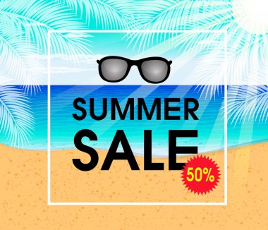 Yaz Satılık tasarım şablonu taze indirimler