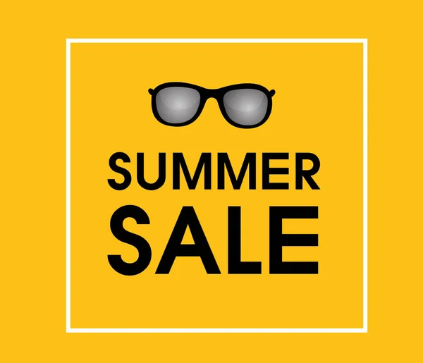 Summer sale design template Fresh discounts — Stock Vector