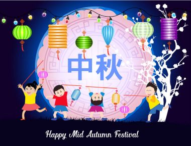 mutlu mid Sonbahar Festivali 