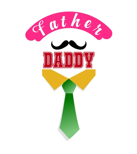 Happy Father's Day vectorillustratie — Stockvector
