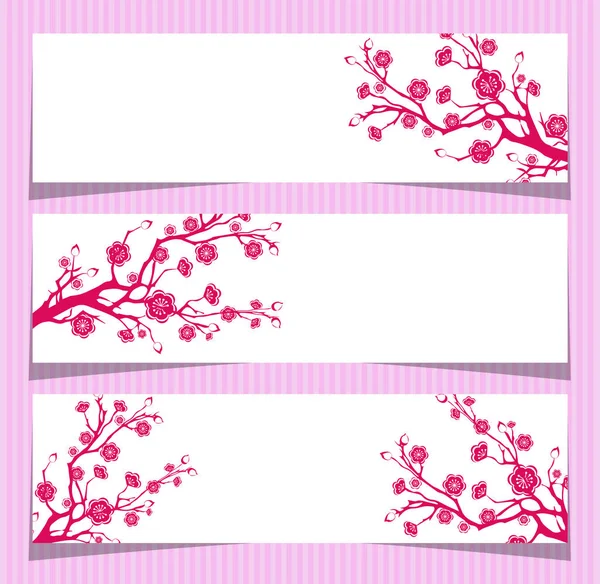 Vector Cherry blossom for Chinese New Year and mid autumn festival — Stock Vector