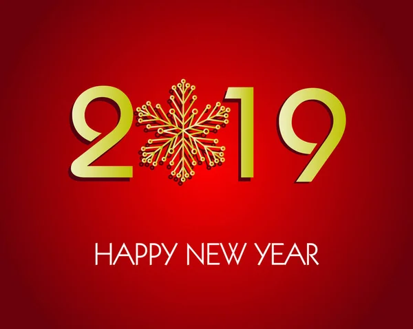 Bonne Année 2019 — Image vectorielle