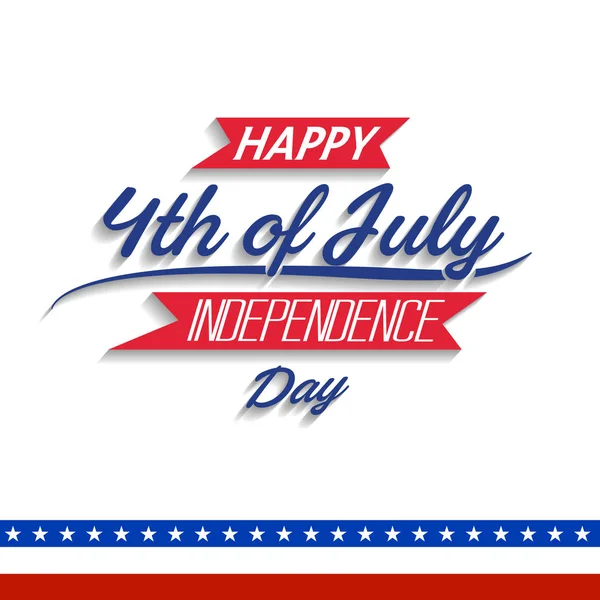 Feliz Dia Independência Dos Eua Julho Comemorar —  Vetores de Stock