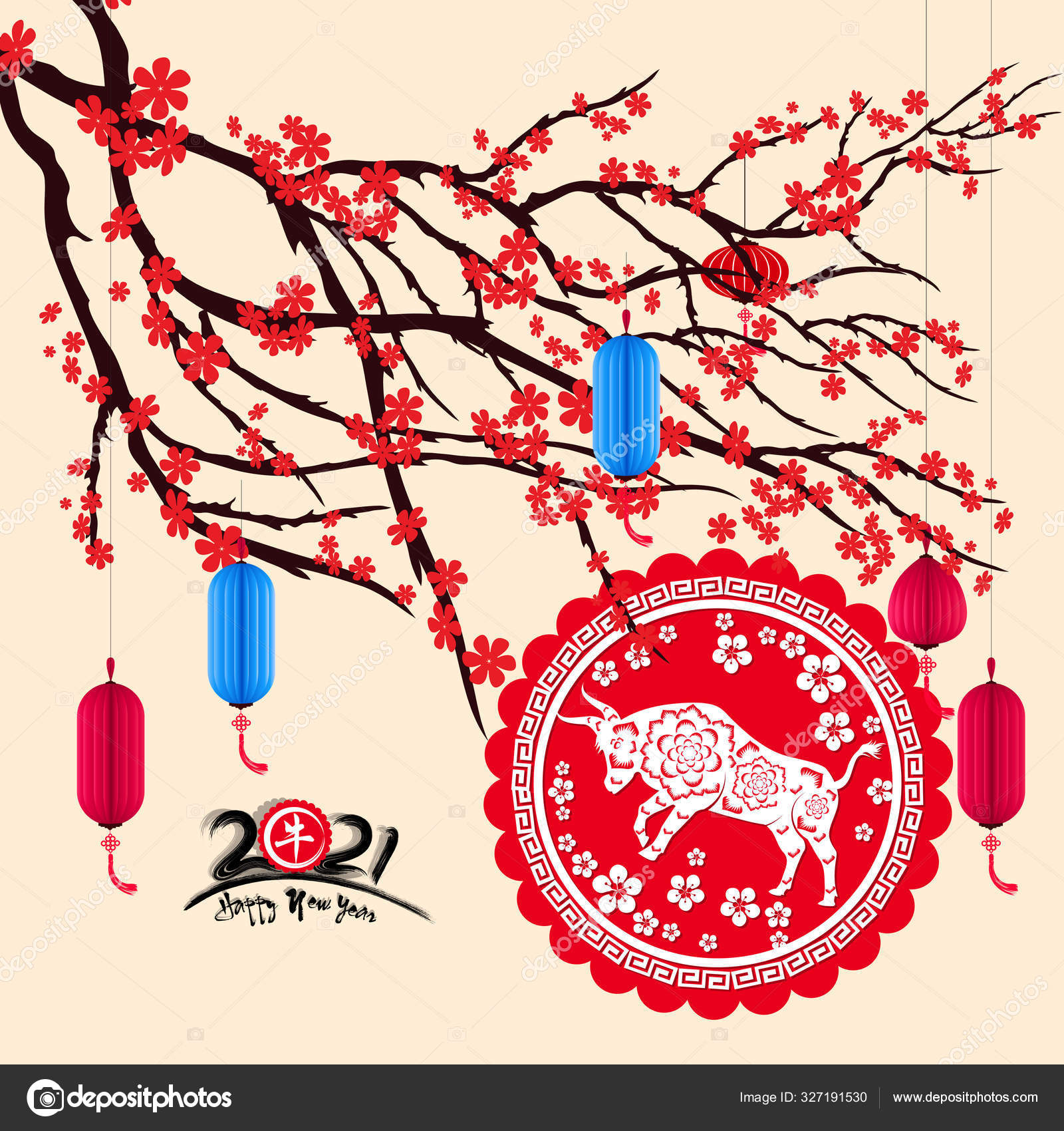 pix Happy Chinese New Year 2021 In Vietnamese https depositphotos com 327191530 stock illustration happy chinese new year 2021 html