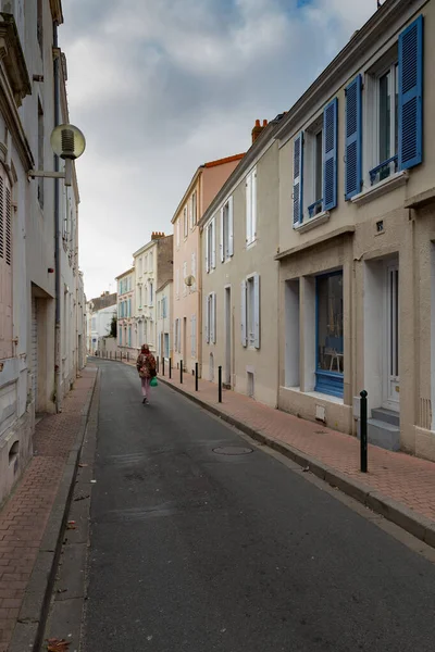 Tylne ulice Les Sables D 'Olonne Francja — Zdjęcie stockowe