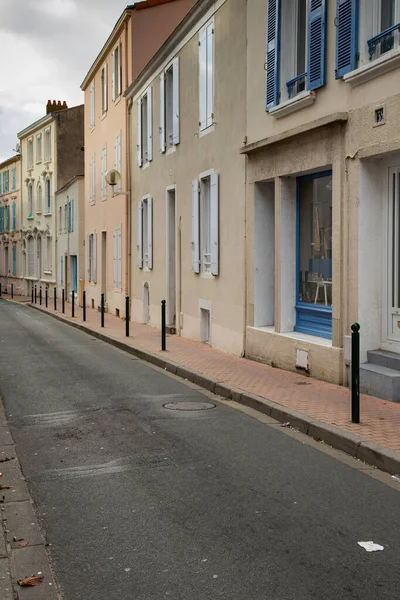 Volver calles de Les Sables D 'Olonne Francia —  Fotos de Stock