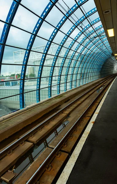 Inredningsdetaljer för Amsterdams centralstation — Stockfoto