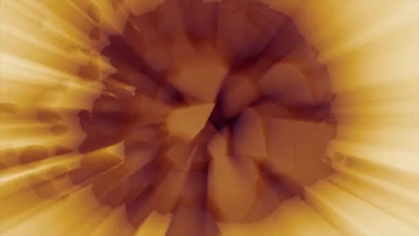 4k video latar belakang abstrak dari puing-puing dan sinar cahaya — Stok Video