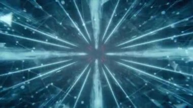 Absrtact teknolojik tünel hareketi 4k animasyon arkaplan