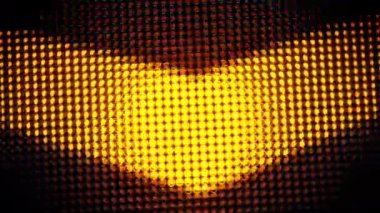 Concert Elements. Panel with the LED bulb. Abstract background with animation of arrows