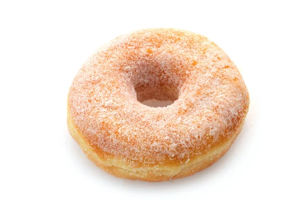 在白色背景上隔离的糖甜甜圈 — 图库照片