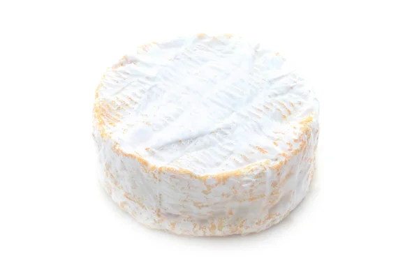 Κομμάτι Νοστιμότατο Τυρί Απομονωμένο Λευκό Φόντο — Φωτογραφία Αρχείου