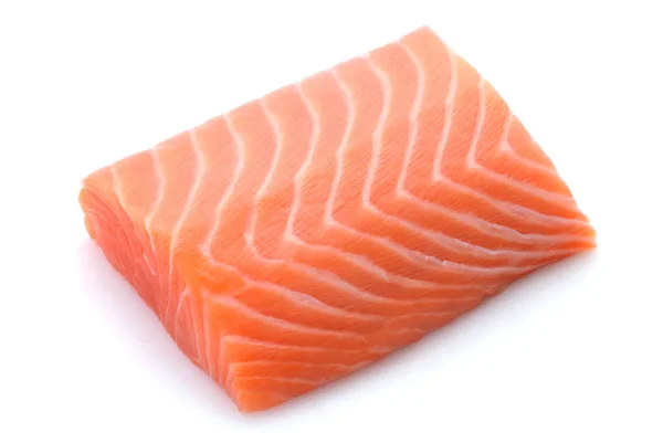 Salmon Fillet Isolated White Background Royalty Free Stock Images