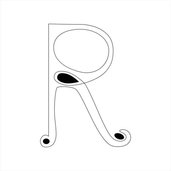 Буква Логотипов Иконок Веб Дизайна Элемента Шаблона Чёрные Буквы Белом — стоковое фото