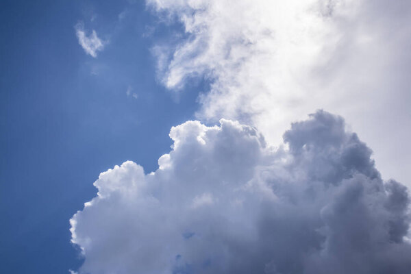 Photo of cloudy summer sky