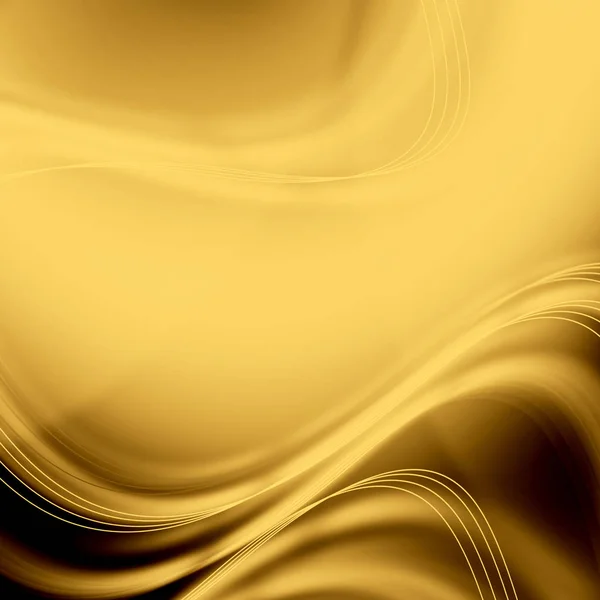 Fondo Dorado Ondas Abstractas —  Fotos de Stock