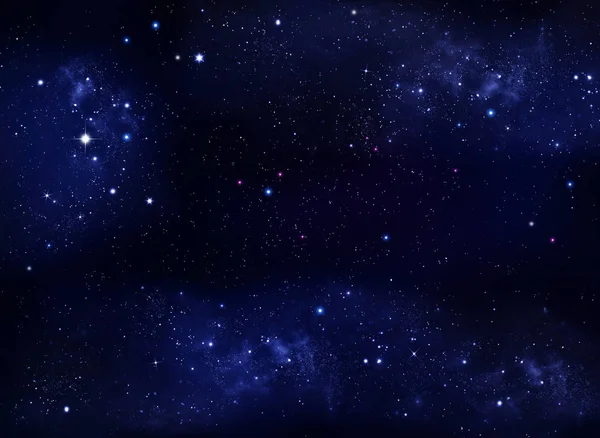 Αστέρια Στον Νυχτερινό Ουρανό Αφηρημένα Φόντο — Φωτογραφία Αρχείου