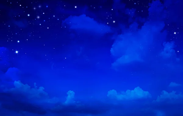 Gece Gökyüzünün Yıldızlı Güzel Arkaplanı — Stok fotoğraf