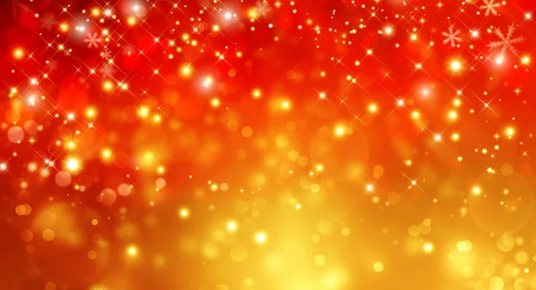 Golden Glitter Background Stars Merry Christmas Happy New Year Greeting — Stock Photo, Image