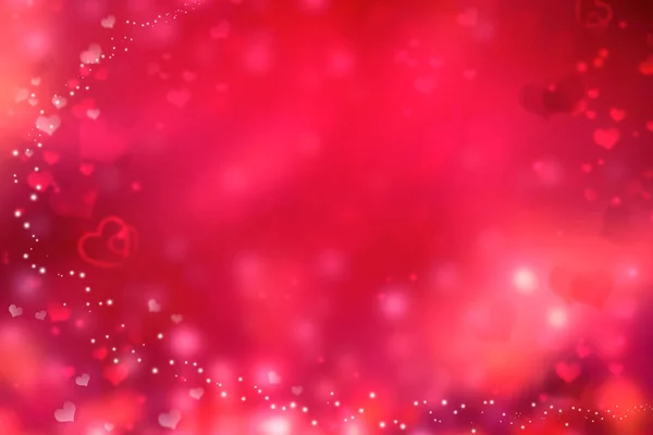 Valentine Hearts Astratto Sfondo Rosa San Valentino — Foto Stock