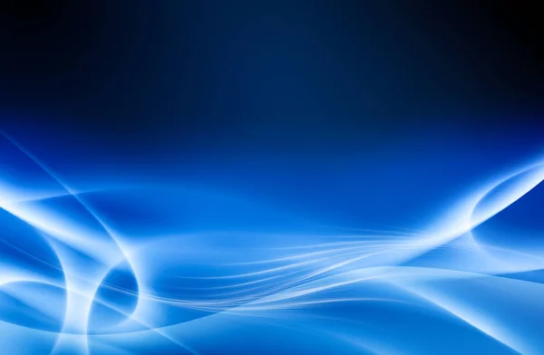 Abstrakter Blauer Hintergrund Welle Schleierstruktur Computergeneriert — Stockfoto