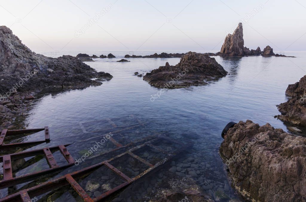 First hour of the day at the Sirenas Reef in the heart of Cabo de Gata (Almera)