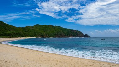 Beautiful beach view on lombok indonesia tempah beach