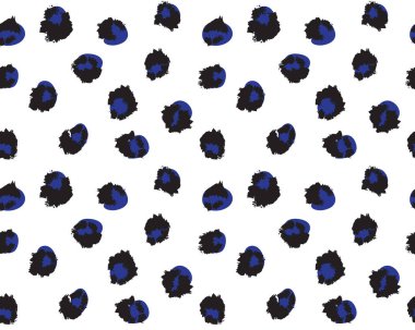 Klasik Modern Leopar Fırça Vuruşları Kusursuz Yazdırma Arkaplanı