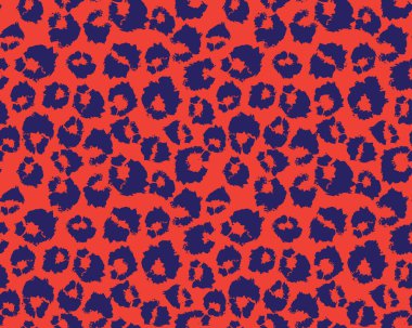 Klasik Modern Leopar Fırça Vuruşları Kusursuz Yazdırma Arkaplanı