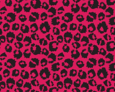 Klasik Modern Leopar Fırça Vuruşları Kusursuz Yazdırma Arkaplanı