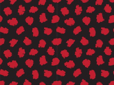 Klasik Modern Leopar Fırça Vuruşları Kusursuz Yazdırma Arkaplanı