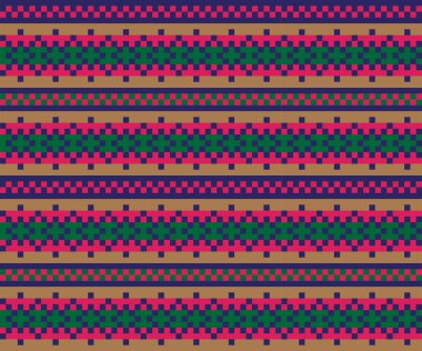 Noel Kartaneleri Güzel Ada Vektör Arkaplanında Kusursuz Kalıp