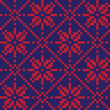 Noel Kartaneleri Güzel Ada Vektör Arkaplanında Kusursuz Kalıp