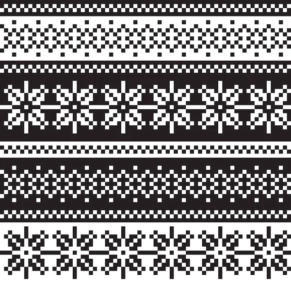 Noel Kartaneleri Güzel Ada Vektör Arkaplanında Kusursuz Kalıp