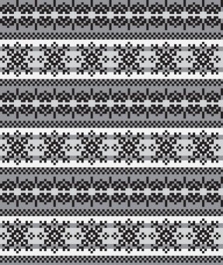 Noel Kartaneleri Güzel Ada Vektör Arkaplanında Kusursuz Kalıp