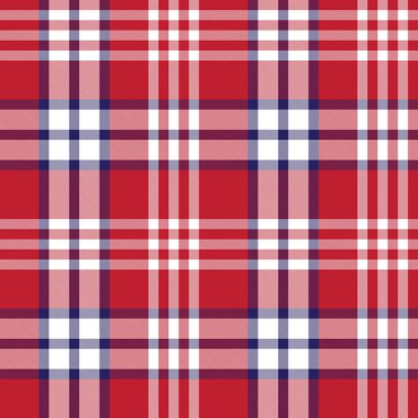 Klasik Modern Ekose Tartan Vektörde Kusursuz Desen