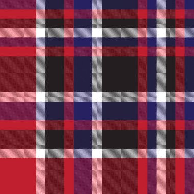 Klasik Modern Ekose Tartan Vektörde Kusursuz Desen