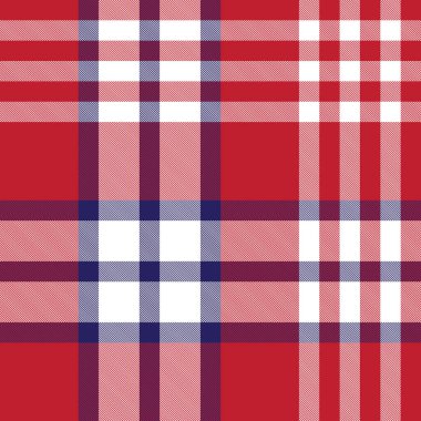 Klasik Modern Ekose Tartan Vektörde Kusursuz Desen